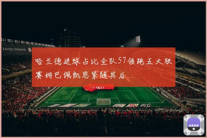 哈兰德进球占比全队57领跑五大联赛姆巴佩凯恩紧随其后